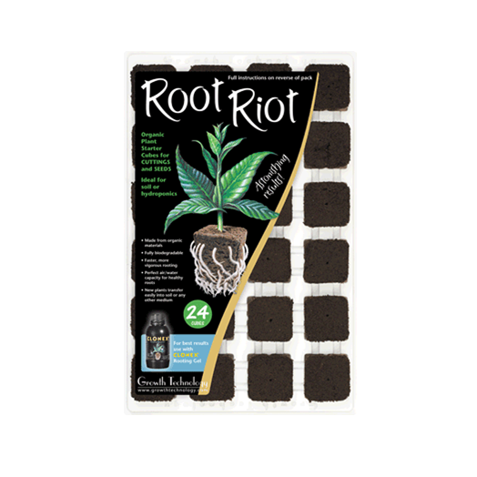 Growth Technology Root Riot Rooting Cubes