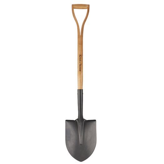 Kent & Stowe Carbon Steel Round Nosed Shovel
