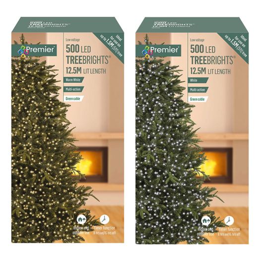 Premier Decorations TreeBrights Multi Action LED Christmas Tree lights