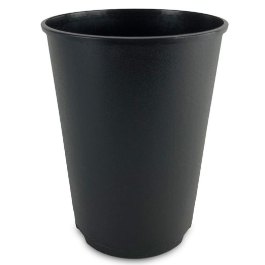 Black Plastic Pots - 2 Litre Tall Side