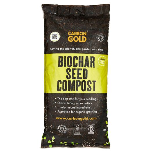 Carbon Gold Biochar Seed Compost - 10L
