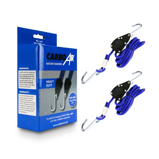 G.A.S. CarboAir 135kg Heavy Duty Rope Ratchet Hangers