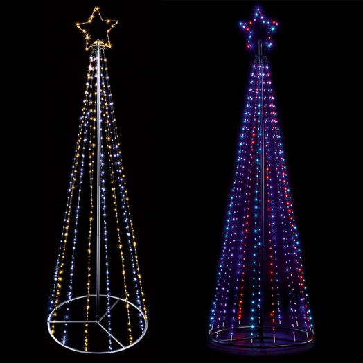 Premier Decorations Pin Wire Pyramid Tree With Top Star