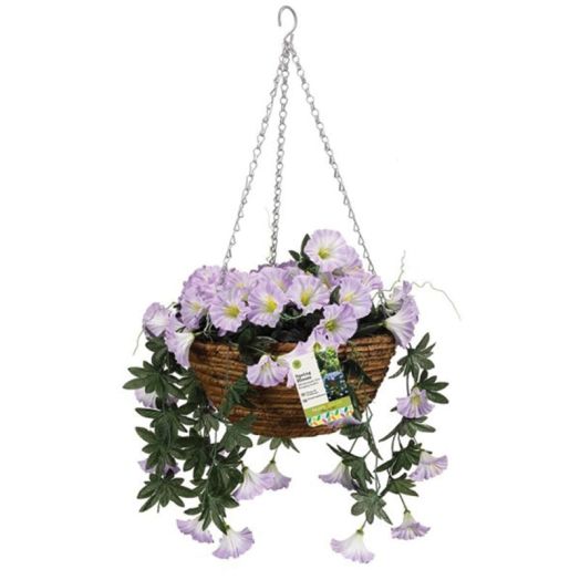 Smart Garden Easy Basket Artificial Topiary Spring Bloom Hanging Basket 12" (30cm)
