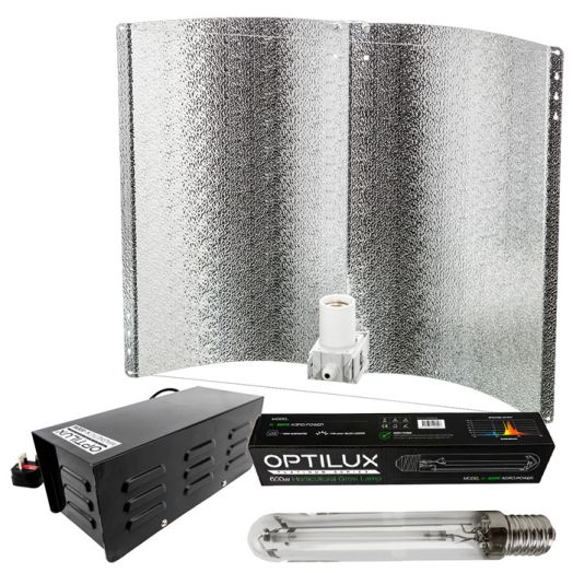 Optilux Adjust-A-Wings Enforcer 600w HPS Light Kit (digital or magnetic)