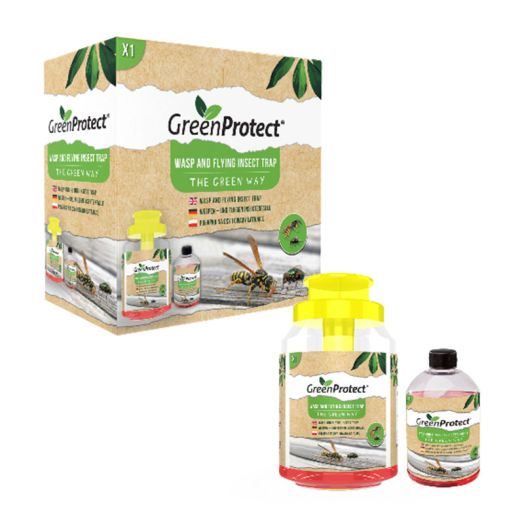 Green Protect Wasp & Flying Insect Trap & Refill
