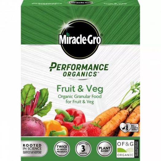 Miracle-Gro Performance Organics Fruit & Veg Granular Plant Food - 1kg