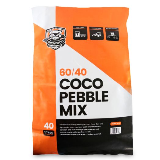 GrowDog 60/40 Coco Pebble Mix 40L