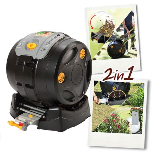 Hozelock EasyMix 2-in-1 Tumbling Composter