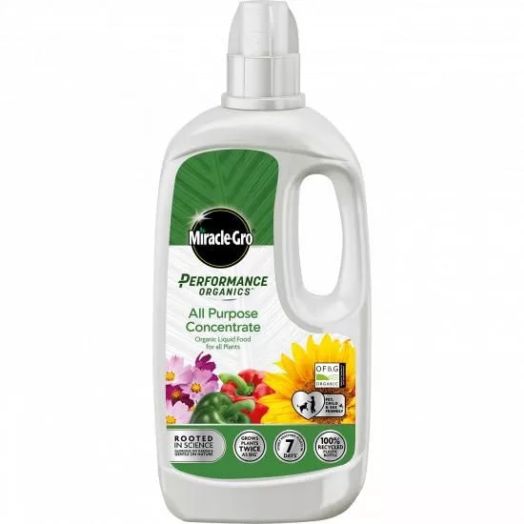 Miracle-Gro Performance Organics All Purpose Liquid Concentrate Plant Food - 1L
