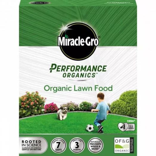 Miracle-Gro Performance Organics Lawn Feed - 100m2