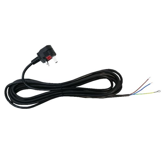 3-Pin 13A Plug to 3-Core Cable 5m
