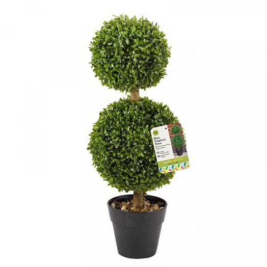 Smart Garden Artificial Duo Topiary Tree 60cm
